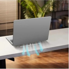 Підставка для ноутбука Ugreen LP846 Invisible Portable Desktop Laptop Stand 13-16" Silver (45415) - Фото