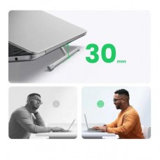 Підставка для ноутбука Ugreen LP846 Invisible Portable Desktop Laptop Stand 13-16" Silver (45415) - Фото