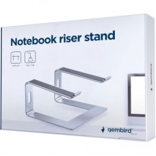 Підставка для ноутбука Gembird до 15.6", алюміній (NBS-D1-01) - Фото
