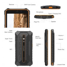 Мобільний телефон Ulefone Rugking 2 Pro 4/128 Gb Black-Orange (6975326661003) - Фото