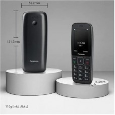 Мобільний телефон Panasonic KX-TF400 Black (KX-TF400EXB) - Фото