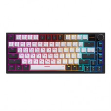 Клавиатура GamePro Asgard Valhalla Pro Rainy Switch Bluetooth/2.4G/USB USB White with display (MK160W-D-Pro) - Фото