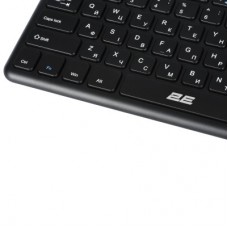Клавіатура 2E KT100 Touch Wireless UA Black (2E-KT100WB_UA) - Фото