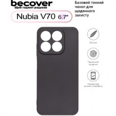 Чехол для мобильного телефона BeCover Nubia V70 Black (713560) - Фото