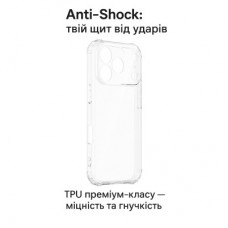 Чохол для мобільного телефона BeCover Anti-Shock Apple iPhone 17 Pro Max Clear (713799) - Фото