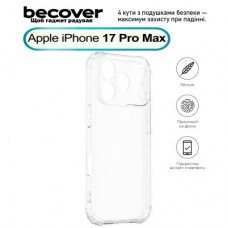 Чохол для мобільного телефона BeCover Anti-Shock Apple iPhone 17 Pro Max Clear (713799) - Фото