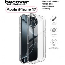 Чохол для мобільного телефона BeCover Apple iPhone 17 Transparent (713757) - Фото