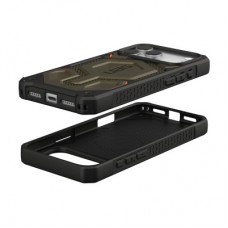Чохол для мобільного телефона UAG iPhone 17 Pro Max Monarch Pro MagSafe Kevlar Element Green (11451411397B) Чохол для мобільного телефона UAG iPhone 17 Pro Max Monarch Pro MagSafe Kevlar Element Green (11451411397B) - Фото