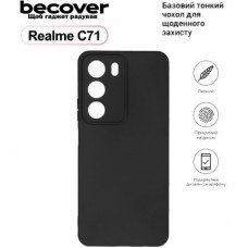 Чехол для мобильного телефона BeCover Silicone Realme C71 Black (713779) - Фото