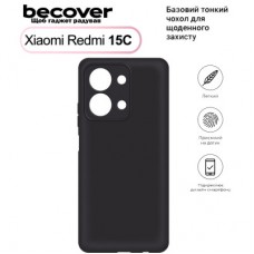 Чехол для мобильного телефона BeCover Silicone Xiaomi Redmi 15С 4G/5G Black (713784) - Фото