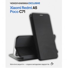 Чохол для мобільного телефона BeCover Exclusive Xiaomi Redmi A5 / Poco C71 Black (714398) - Фото
