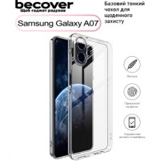 Чехол для мобильного телефона BeCover Silicone Samsung Galaxy A07 SM-A075 Transparent (713686) - Фото