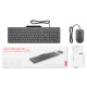 Комплект Lenovo 310 Combo Wired USB UA Black (GX31R09776) Комплект Lenovo 310 Combo Wired USB UA Black (GX31R09776)