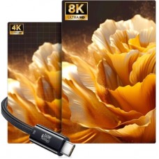 Дата кабель USB-C to USB-C 1.0m Thunderbolt 4 240W 8K60Hz black Essager (EXCTT4-PL01-P) - Фото