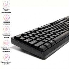 Клавиатура Hölmer K-02OF USB UA Black (K-02OF)