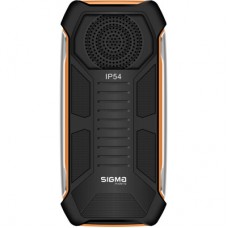 Мобільний телефон Sigma X-style 323 RAIN Black-Orange (4827798885727) - Фото