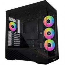 Корпус для ПК Lian Li V100R case with pre-installed four 120mm RGB PWM fan, Black (G99.V100RX.01) - Фото