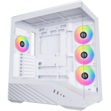 Корпус для ПК Lian Li V100R case with pre-installed four 120mm RGB PWM fan, White (G99.V100RW.01) - Фото