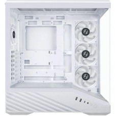 Корпус для ПК Lian Li V100R case with pre-installed four 120mm RGB PWM fan, White (G99.V100RW.01) - Фото
