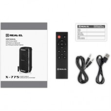 Акустична система REAL-EL X-775 Black (EL121600032) - Фото