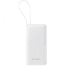 Батарея універсальна Baseus Bipow 2 20000 mAh 20 W with USB-C cable white (P10077101213-01)