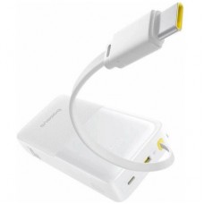 Батарея універсальна Baseus Bipow 2 20000 mAh 20 W with USB-C cable white (P10077101213-01) Батарея універсальна Baseus Bipow 2 20000 mAh 20 W with USB-C cable white (P10077101213-01) - Фото