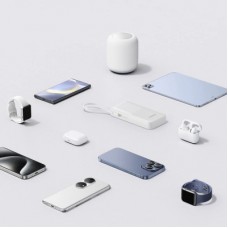 Батарея універсальна Baseus Bipow 2 20000 mAh 20 W with USB-C cable white (P10077101213-01) Батарея універсальна Baseus Bipow 2 20000 mAh 20 W with USB-C cable white (P10077101213-01) - Фото