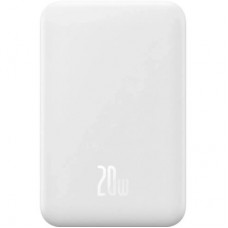 Батарея універсальна Baseus Magnetic Mini Wireless 20000 mAh 20 W, White (PPCX150002)