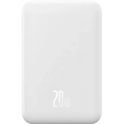 Батарея універсальна Baseus Magnetic Mini Wireless 20000 mAh 20 W, White (PPCX150002)