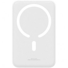 Батарея універсальна Baseus Magnetic Mini Wireless 20000 mAh 20 W, White (PPCX150002) - Фото