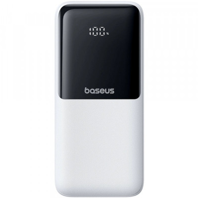Батарея універсальна Baseus Lipow 20000 mAh 22,5W PD, QC/3.0, White (P10079102213-00)