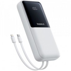 Батарея універсальна Baseus Lipow 20000 mAh 22,5W PD, QC/3.0, White (P10079102213-00) - Фото