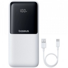 Батарея універсальна Baseus Lipow 20000 mAh 22,5W PD, QC/3.0, White (P10079102213-00) - Фото