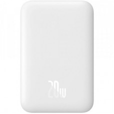 Батарея універсальна Baseus Magnetic Wireless Mini Air 6000 mAh 20W PD, QC, Qi-15W, White (6932172641429)