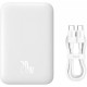 Батарея універсальна Baseus Magnetic Wireless Mini Air 6000 mAh 20W PD, QC, Qi-15W, White (6932172641429)
