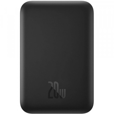 Батарея універсальна Baseus Magnetic Wireless Mini Air 6000 mAh 20W PD, QC, Qi-15W, Black (P10059002113-00)