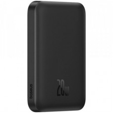 Батарея універсальна Baseus Magnetic Wireless Mini Air 6000 mAh 20W PD, QC, Qi-15W, Black (P10059002113-00) - Фото