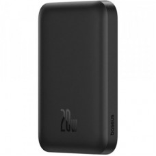 Батарея універсальна Baseus Magnetic Wireless Mini Air 6000 mAh 20W PD, QC, Qi-15W, Black (P10059002113-00) - Фото