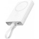 Батарея універсальна JOYROOM Magnetic Wireless 10000 mAh 20W QC, USB-C In/Out White (JR-PBM01 / 6941237112545)
