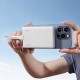 Батарея універсальна JOYROOM Magnetic Wireless 10000 mAh 20W QC, USB-C In/Out White (JR-PBM01 / 6941237112545)