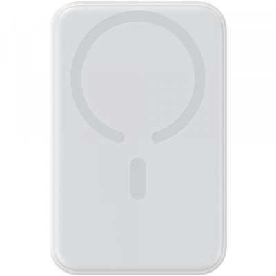 Батарея універсальна JOYROOM Magnetic Wireless 10000 mAh 20W PD, QC, USB-C In/Out White (JR-W020 / 6941237119698)