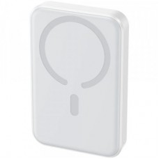 Батарея універсальна JOYROOM Magnetic Wireless 10000 mAh 20W PD, QC, USB-C In/Out White (JR-W020 / 6941237119698) - Фото
