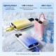 Батарея універсальна VENTION 10000 mAh 22,5W PD, USB-A, USB-C In/Out, Lightning In/Out, LED display, Blue (FHZL0)