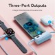 Батарея универсальная VENTION 4800mAh 22,5W PD, USB-C In/Out, LED display, with built-in USB-C cable White (FHQW0)