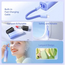 Батарея универсальная VENTION 5000mAh 20W PD, USB-C In/Out, Lightning In/Out, with cable, Gradient Blue (FHWL0) - Фото