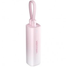Батарея универсальная VENTION 5000mAh 20W PD, USB-C In/Out, Lightning In/Out, with cable, Gradient Red (FHWR0)