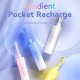 Батарея универсальная VENTION 5000mAh 20W PD, USB-C In/Out, Lightning In/Out, with cable, Gradient Yellow (FHWY0)
