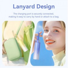 Батарея универсальная VENTION 5000mAh 20W PD, USB-C In/Out, Lightning In/Out, with cable, Gradient Yellow (FHWY0) - Фото
