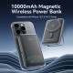 Батарея універсальна VENTION Magnetic Wireless 10000 mAh 20W PD USB-C In/Out, QI-15W Black (FHNB0)
