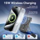 Батарея універсальна VENTION Magnetic Wireless 10000 mAh 20W PD USB-C In/Out, QI-15W Black (FHNB0)